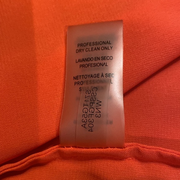 Calvin Klein Flowing Red Tank Top with Black Piping Size XL - Picture 7 of 7